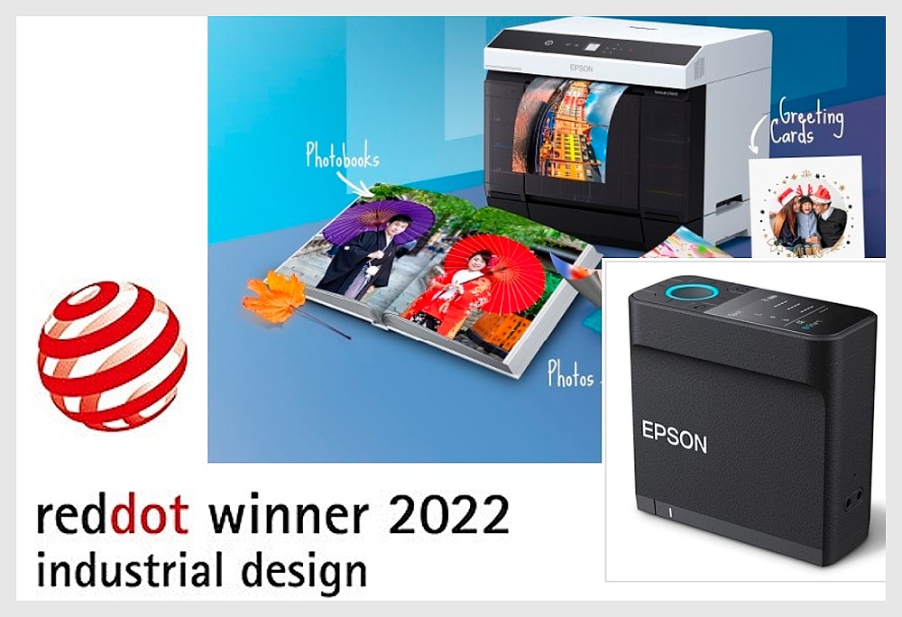 Spektrofotometer a Fototlačiarne EPSON vyhrávajú ceny Red Dot Design Awards